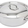 Mauviel M'Cook Lage Braadpan Met Deksel ø 28 Cm Rvs -Keukengerei Winkel 2273 23971 1