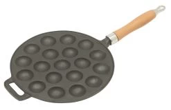 Vogels Oldenhof Poffertjespan ø 25 Cm Gietijzer Met Houten Steel