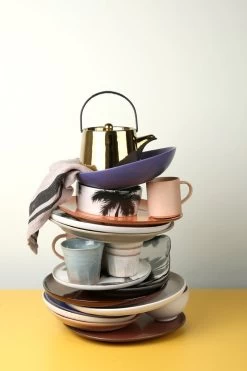 HK Living ACE6740 Bold & Basic Theepot 700 Ml Aardewerk Goudkleurig -Keukengerei Winkel ace6740 b