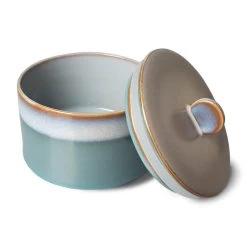 HK Living 70's ACE7081 Dusk Voorraadpot 1,65 Liter Aardewerk -Keukengerei Winkel ace7081 lr b 01 1