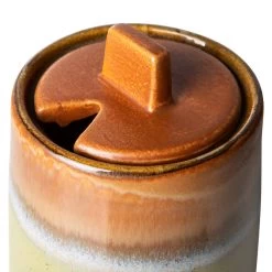 HK Living 70's ACE7083 Suikerpot En Melkkan Aardewerk Peat-Berry 2-delig -Keukengerei Winkel ace7083 lr d 01 1