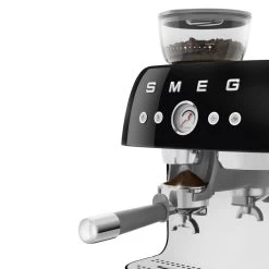 Smeg 50's Style Handmatige Espressomachine 2,4 Liter Zwart -Keukengerei Winkel egf03bleu 5 1