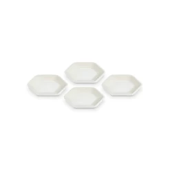 Le Creuset Hexagon Serveerschaaltje 9,5 Cm Aardewerk Meringue 4 Stuks -Keukengerei Winkel hexagon serveerschaaltjes meringue 4 stuks 5 1631123889 600x600