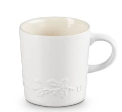 Le Creuset Holly Collectie Mok 200 Ml Aardewerk Katoenwit