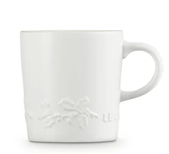 Le Creuset Holly Collectie Mok 200 Ml Aardewerk Katoenwit -Keukengerei Winkel lc 20200529 zs ps fs 60303204311511 005