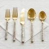 Daniël Van Dijck Bestekset Goudkleurig 5-delig -Keukengerei Winkel quid feci bestek 16
