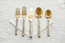 Daniël Van Dijck Bestekset Goudkleurig 5-delig