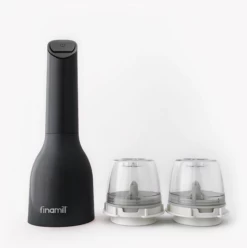 Finamill All-In-One Kruidenmolen Inclusief 2 Pro Plus Pods Midnight Black