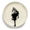 Serax Feast By Ottolenghi Bord S ø 19 Cm H 2 Cm Aardewerk White + Artichoke Black -Keukengerei Winkel serax feast by ottolenghi bord s 19 cm h 2 cm aardewerk white artichoke black