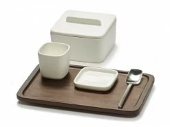 Serax HEII Marcel Wolterinck Bord Vierkant 20 X 20 Cm Porselein Wit -Keukengerei Winkel seraxtafel 1 3