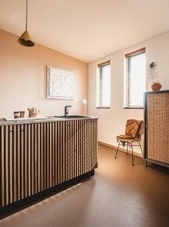 HK Living 70's ACE6881 Stream Theepot 1,2 Liter Aardewerk Oranje-bruin -Keukengerei Winkel zoomers 04 13website